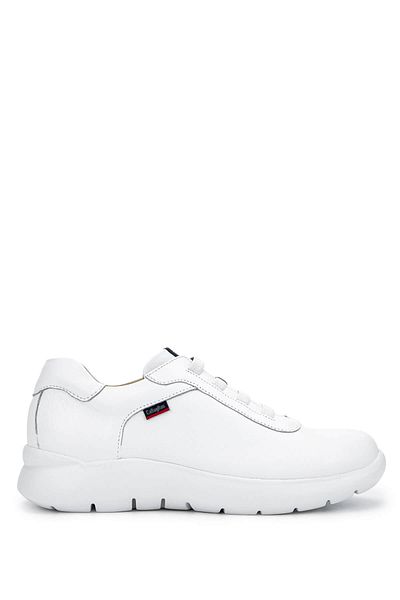 Callaghan Men's Genuine Leather White Sneakers & Sports Shoes