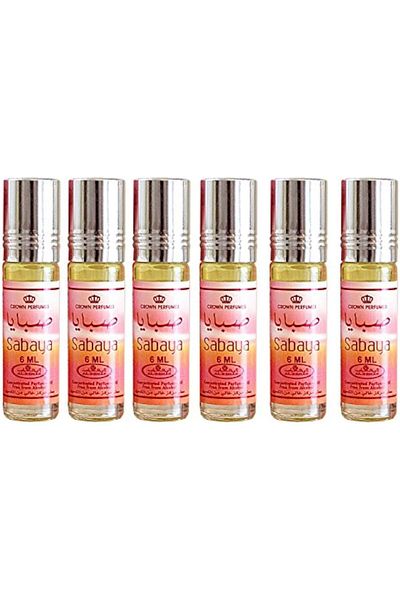 ALREHAB Al Rehab Sabaya Perfume Oil - 6 x 6ml