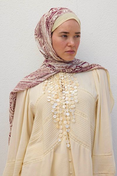 Qef Deluxe Summer Shawl Noa Butter Yellow
