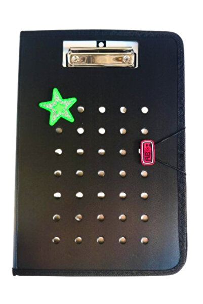 Glanart a4 boy kapaklı sekreterlik lastikli delikli model (23x32 cm) sekreter...