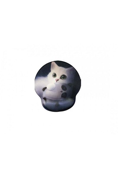 CHUQING Covoraș pentru mouse, cauciuc, alb/albastru închis, 25 x 23 cm