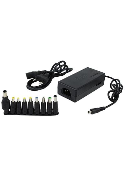 MACVI Incarcator Universal Laptop Macvi® 120W cu Tensiune Reglabila 12-24V, 9 Conectori, Negru
