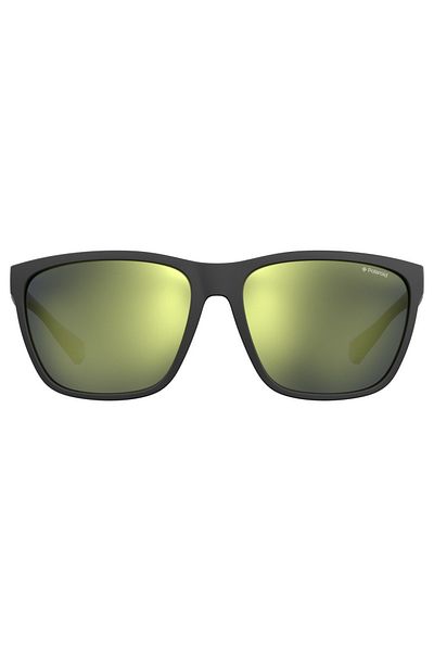 Polaroid PLD 7034/G/S 08ALM Men's Polarized Sunglasses, Black, Rectangular, 61 mm