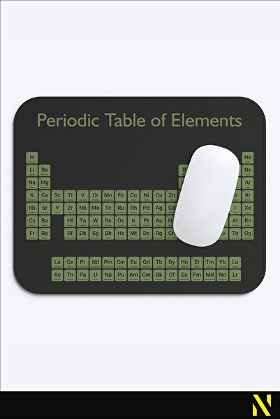 nilizma Mousepad ergonomic cu model din tabelul periodic, bază anti-alunecare, pentru uz casnic și la birou.