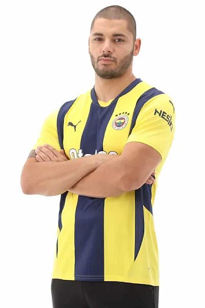 Fenerbahçe 2024/2025 New Season Men's Jersey - Barred, Yellow-Navy, 7753620 -01-2
