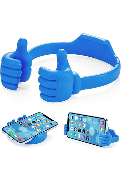 Kinizuxi Universal Phone Holder, Silicone/plastic, Blue, 12 X 16 Cm