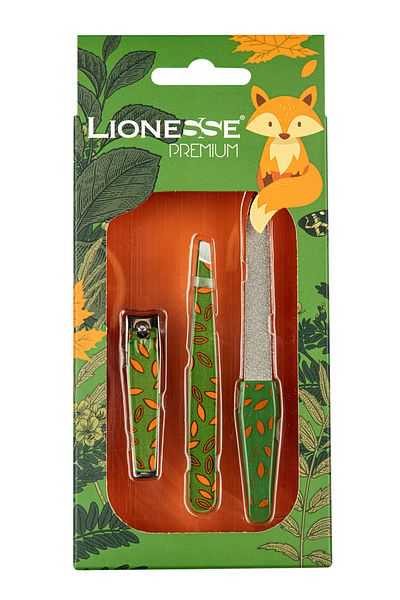 Lionesse Premium Nail Care Set 122 Fox