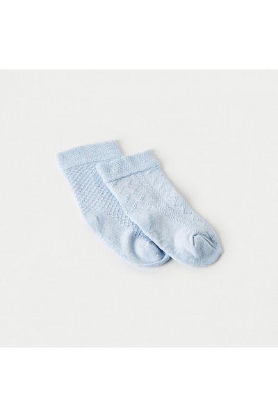 giggles Jacquard Ankle Length Socks - Set of 2