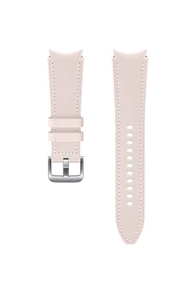 Samsung Samsung Hybrid Leather smartwatch strap for Galaxy Watch4 20mm M/L, Pink