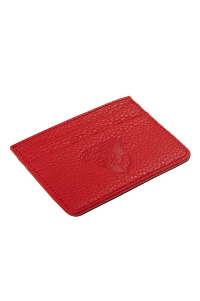 GOZGOZ Göztepe Red Original Leather Premium Card Holder