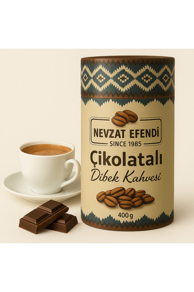 Nevzat Efendi Dibek Nevzat Efendi Çikolatalı Dibek Kahvesi 400g – Doğal, Katkısız
