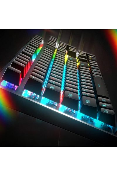 Pierre Mond Professional Gaming Keyboard, Usb Cable, Rgb, Black, 44 X 13.5 X 3 Cm