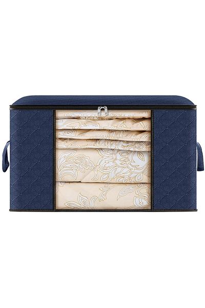 MACVI Geanta de Depozitare Albastru cu Fermoar Macvi®, Marimea L, 70x50x30