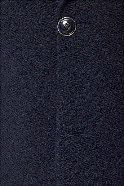 SÜVARİ Μπουφάν Navy Blue Regular Fit με μονό γιακά 4 Drop