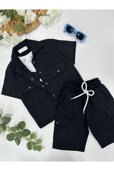 ChibuumKids Boy's 3-Piece Gabardine Suit