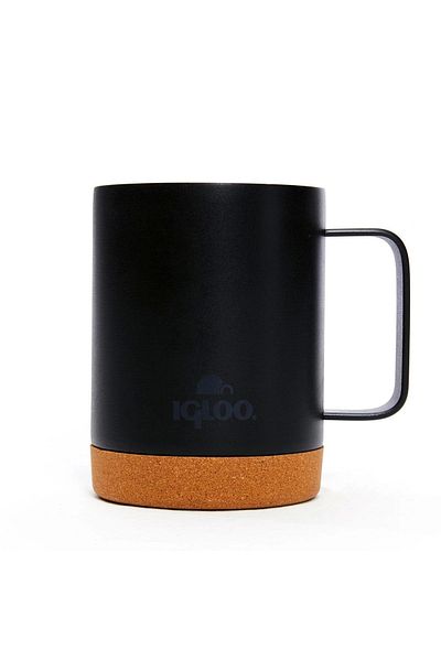 IGLOO Κορκ Κούπα 350ml-ΜΑΥΡΟ