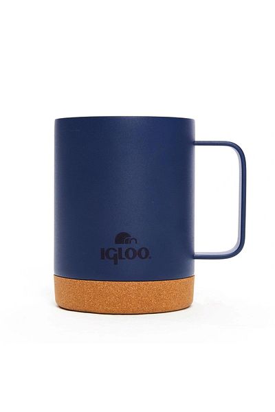 IGLOO Dark Blue Cork Mug 350ml