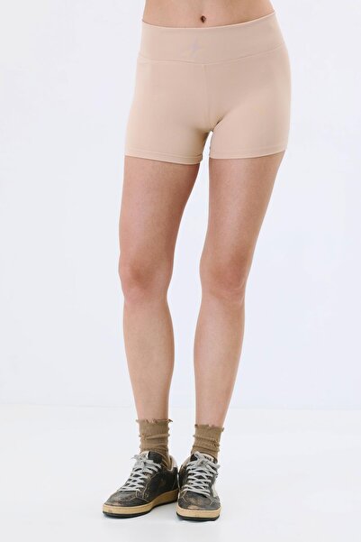 CAMASIRCITY Active Γυναικείο Ψηλόμεσο Σορτς Μπεζ