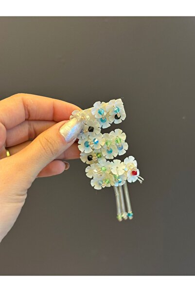 Gönülden Tasarım PERLEĆI UZORAK BELI SVETLUCAV E HAHARFİ AMBLEM ŠIVANJE APLIK...