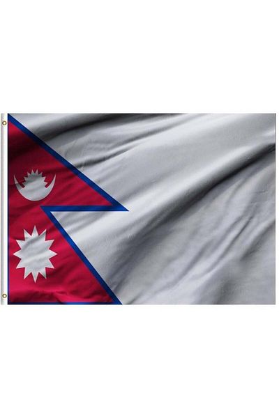 Generic Nepal Flag for Indoor & Outdoor Use - 80x140cm, Perfect for Home, Office & Events