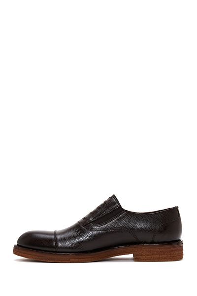 Derimod Men's Brown Leather Casual Shoes - Lace-up, Model 24wfd6013ft