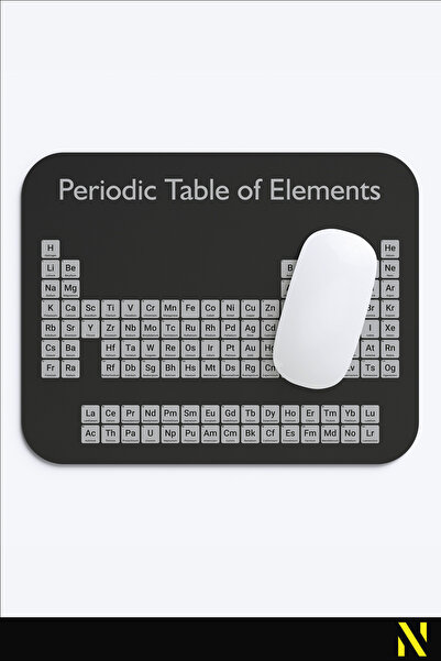 nilizma Mousepad ergonomic cu model din tabelul periodic, bază anti-alunecare, pentru uz casnic și la birou.