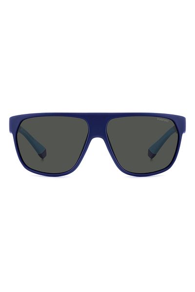 Polaroid Ochelari de soare bărbătești Pld 7053/s Fll/m9, plastic, albastru, 60 mm