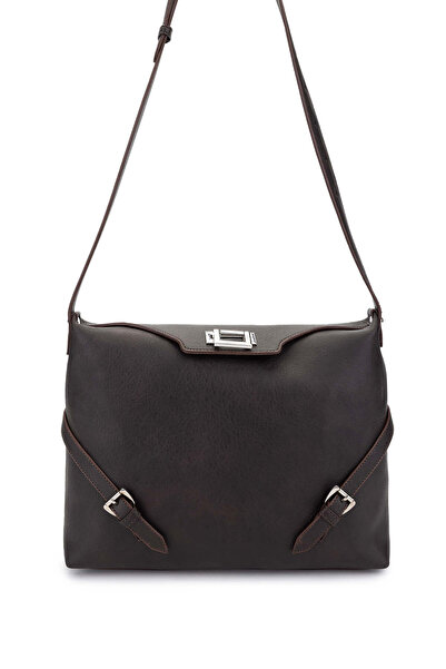 Tamer Tanca Women's Vegan Brown Shoulder Bag