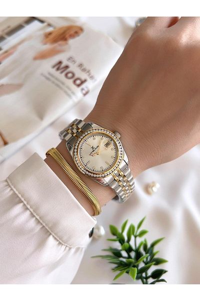 Daniel Klein Steel Cord 3 Atm Water Resistant Special Design Women Wristwatch+Bracelet Vs.Blkt.0231