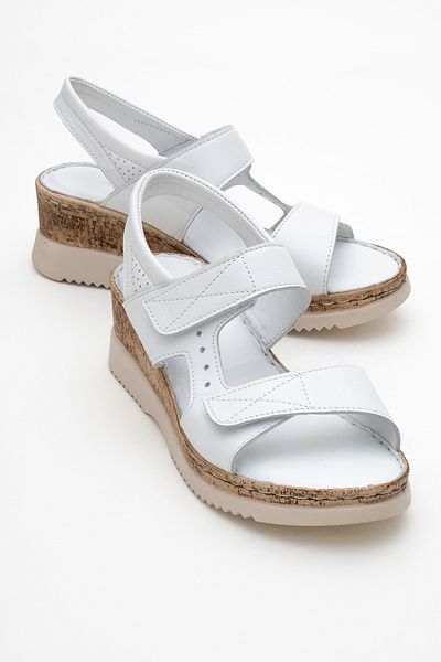 Ataköy Ayakkabı WOMEN LEATHER SANDALS
