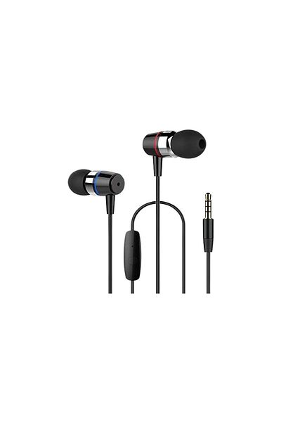 DAIXI Audio Headphones With Microphone, 3.5 Mm Jack, Black