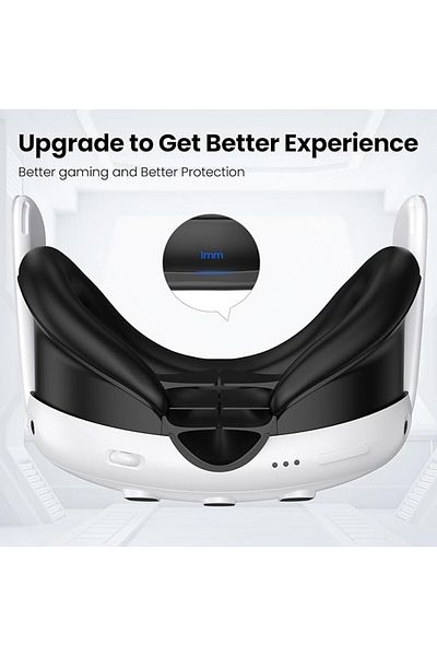 Nepagz Facial Interface, Compatible With Meta Quest 3, Silicone, 24 X 1.8 X 13 Cm