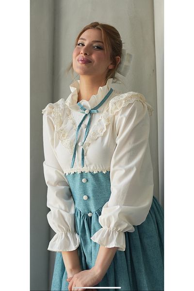 Asushvintage Βικτωριανό φόρεμα