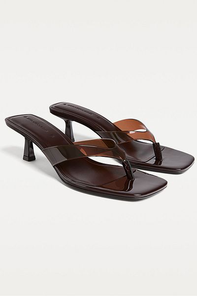 Stradivarius Vinyl sandals