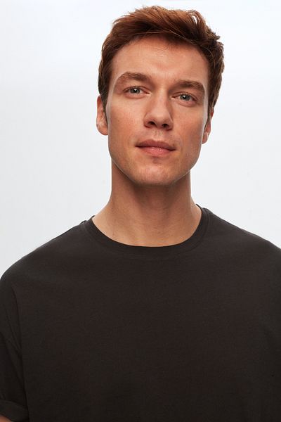 D'S Damat Tricou Confort Antracit 100% Bumbac