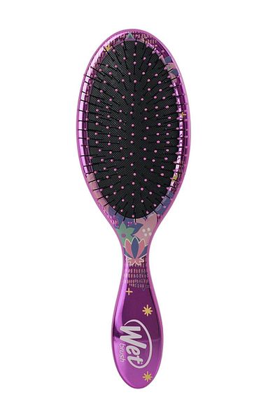 Wet Brush فرشاة ويت براش الأصلية لفك تشابك الشعر برينسيس هول هارتد - ياسمين وردي غامق للجنسين، فرشاة شعر واحدة