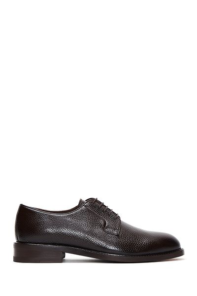 Derimod Men's Brown Laced Leather Classic Shoes 24Wfd6004Ft