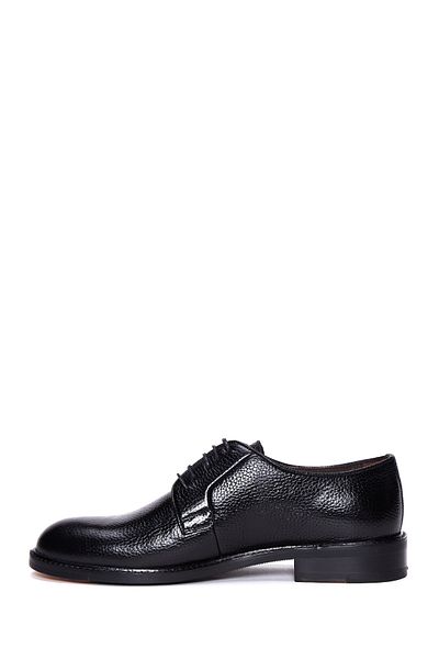 Derimod Men's Black Laced Leather Classic Shoes 24Wfd6004Ft
