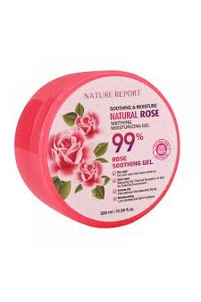 LEADING LINES Nature Report Aloe Vera Gel with Natural Rose 300ml