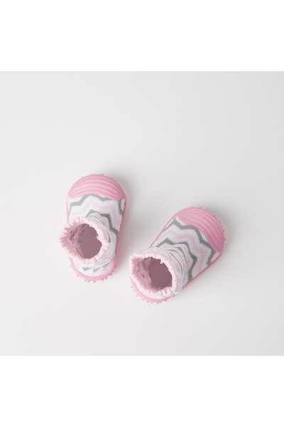Juniors Textured Slip-On Booties