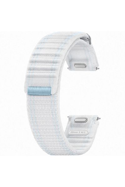 Samsung Curea smartwatch Samsung Fabric Band pentru Galaxy Watch7, (M/L), Blue White