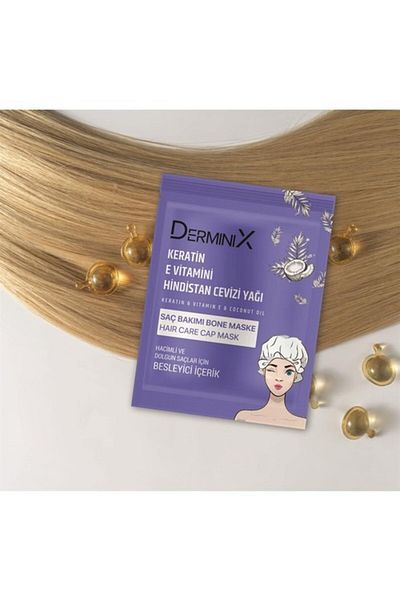 Derminix Keratin & Vitamin E & Coconut Oil Bone Hair Mask