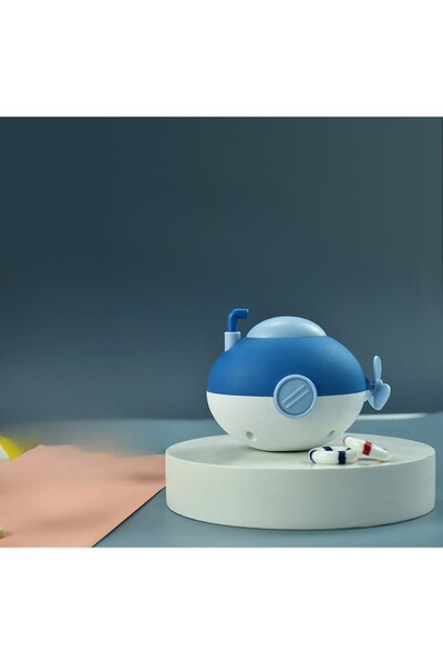 Tim Jucărie de baie pentru copii, Flippy, Submarin, 11x8,5 cm, Albastru