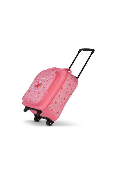 Fabrizio Kids' Suitcase F20672, Pink, 42x32x16/21 Cm, Polyester, Cabin Trolley Bag, Pink