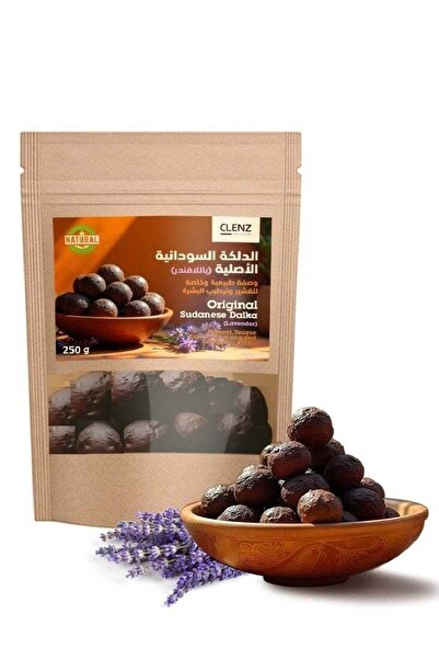 clenz Original Sudanese Dalka Natural, Unique Skin Moisturizing and Exfoliating Recipe Lavender - 25