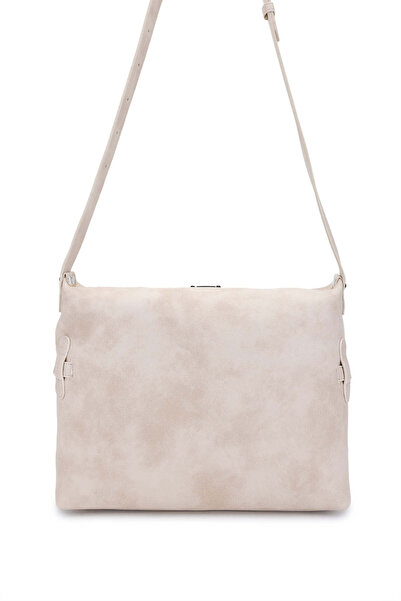 Tamer Tanca Women's Vegan Beige Shoulder Bag