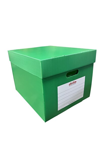 dirilim plastik DİRİLİM PLASTİK ARŞİV KUTUSU 42*35*30CM 5 ADET KLASÖR KAPASİTELİ KLASÖR PLASTİK OLUKLU 20 ADET