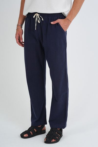 Redline Comforted Men's Linen Look Casual Pants Wide Leg New Season