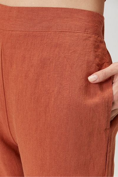 Barine Pantaloni de in Tile Lino