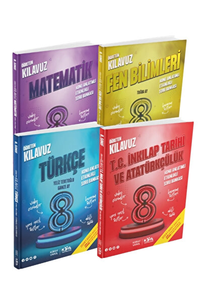 Kva Yayınları 2026 Lgs 8. Sınıf Hazırlık 0 Dan 7 Den 8 E Set Öğreten Kılavuz Konu Anlatımlı Etkinlikli Soru Banka